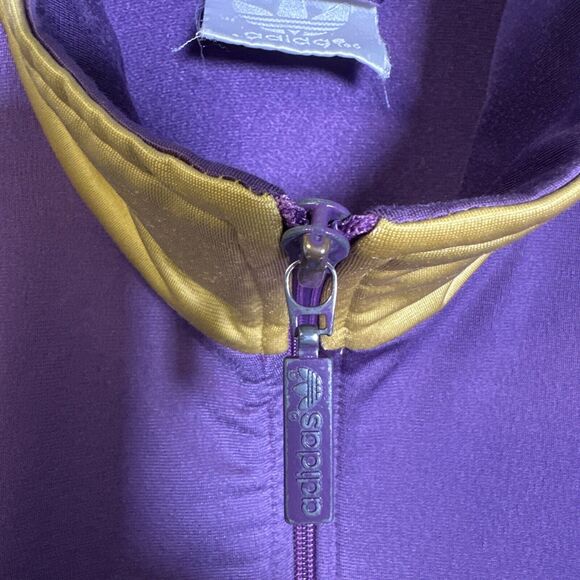 VTG adidas Multicolor Bomber Sweatshirt Full-Zip Sz XL - Picture 2 of 12